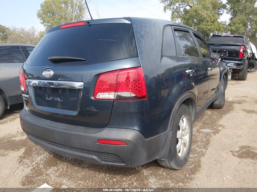 Vin: 5xykt3a18bg179796, lot: 46643711, kia sorento lx 20114