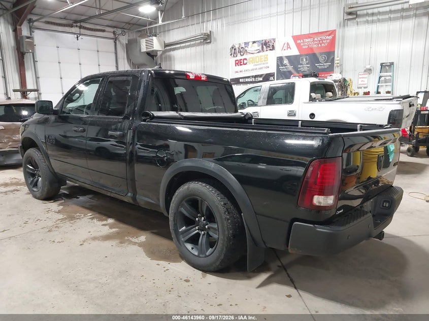 Vin: 1c6rr7ggxns182513, lot: 46643717, ram 1500 classic warlock  4x4 6'4 box 20223