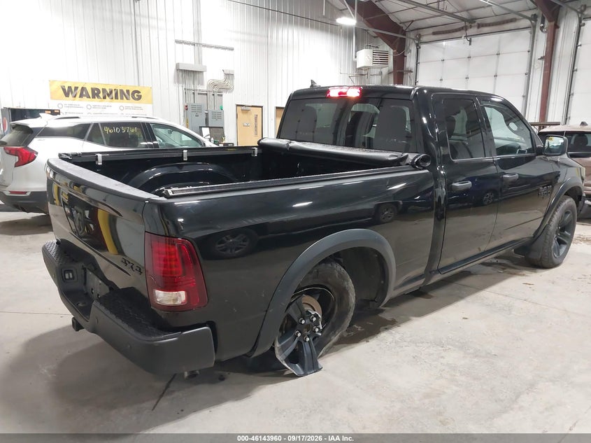 Vin: 1c6rr7ggxns182513, lot: 46643717, ram 1500 classic warlock  4x4 6'4 box 20224
