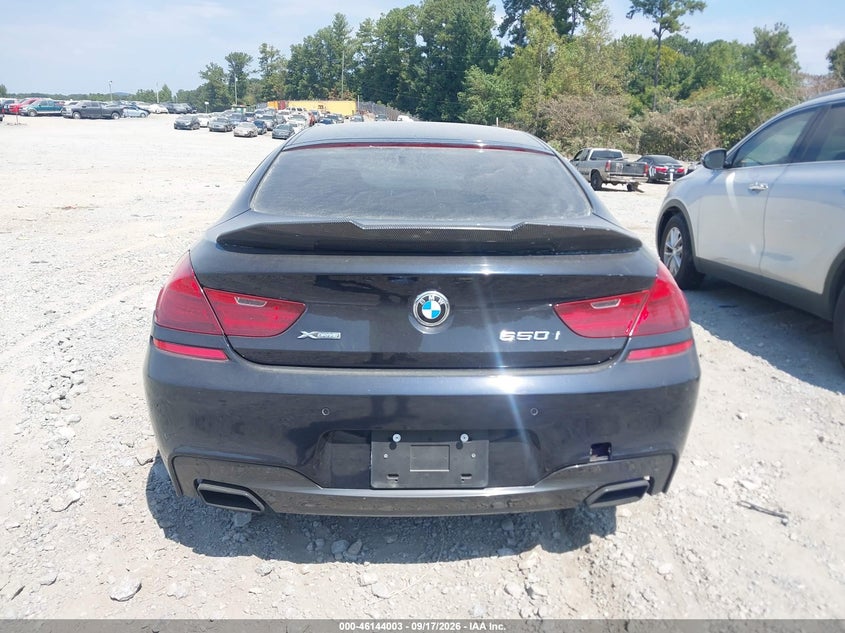BMW 650I GRAN COUPE 2013 VIN WBA6B4C56DDG67821