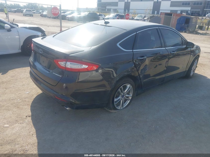 Vin: 3fa6p0su9fr202243, lot: 46643842, ford fusion energi titanium 20154