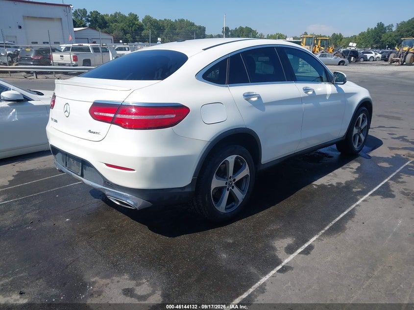Vin: wdc0j4kbxjf331115, lot: 46643889, mercedes-benz glc 300 coupe 4matic 20184