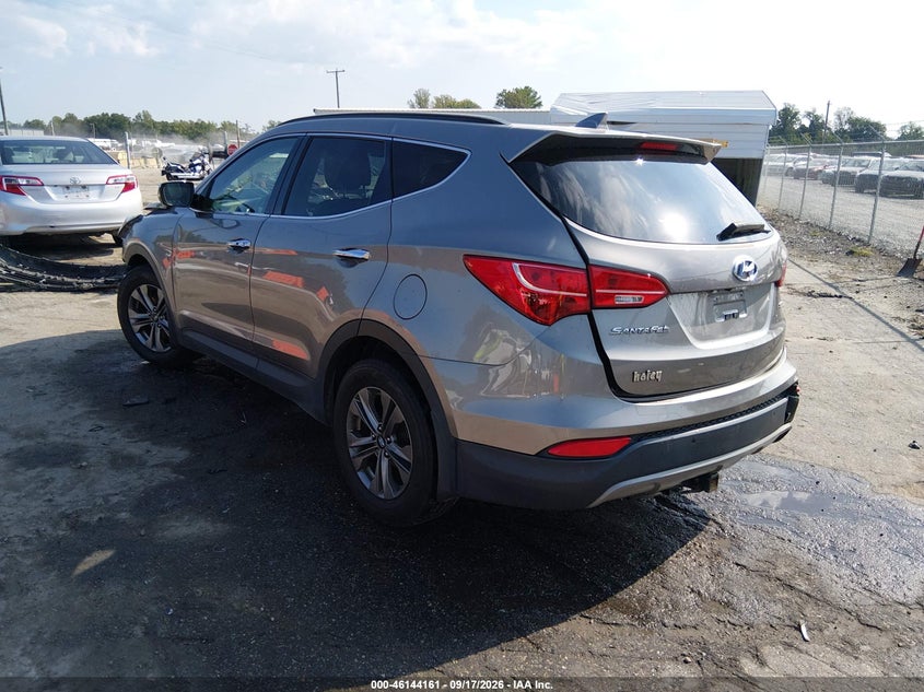 Vin: 5xyzu3lb7fg284711, lot: 46643918, hyundai santa fe sport 2.4l 20153