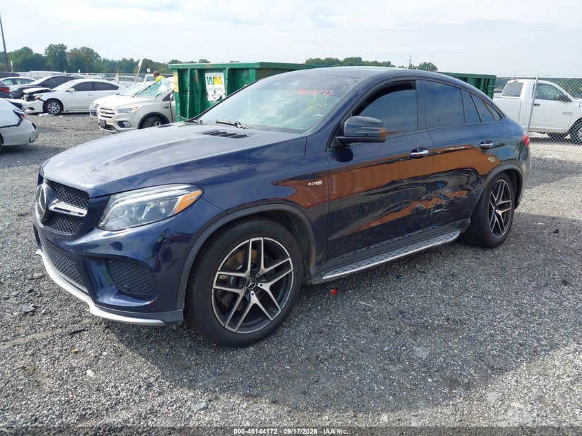 Vin: 4jged6ebxja125473, lot: 46643929, mercedes-benz amg gle 43 coupe 4matic 20182