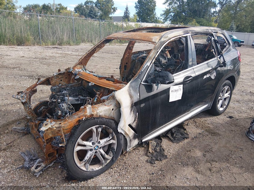 Vin: 5uxty5c02m9f52312, lot: 46643930, bmw x3 xdrive30i 20212