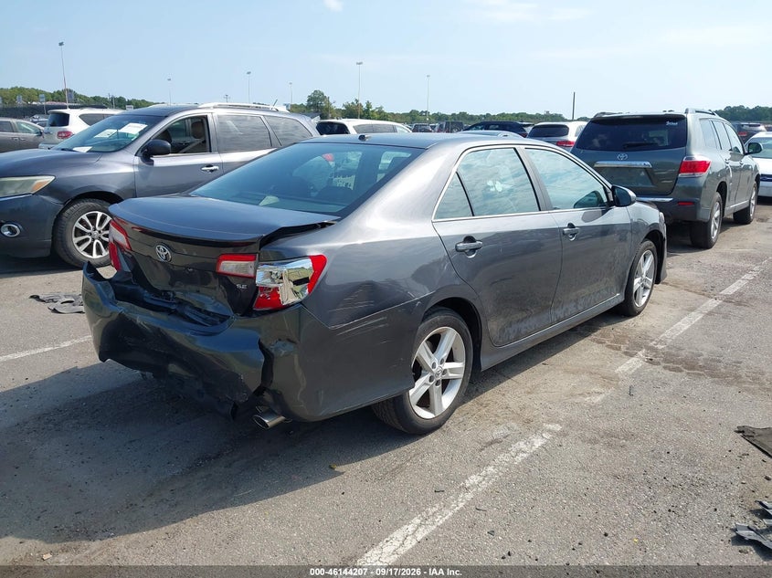 Vin: 4t1bf1fk9cu098718, lot: 46643965, toyota camry se 20124