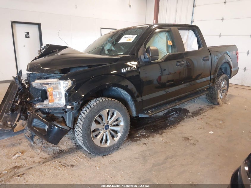 Vin: 1ftew1e55jfc62481, lot: 46643987, ford f-150 xl 20182
