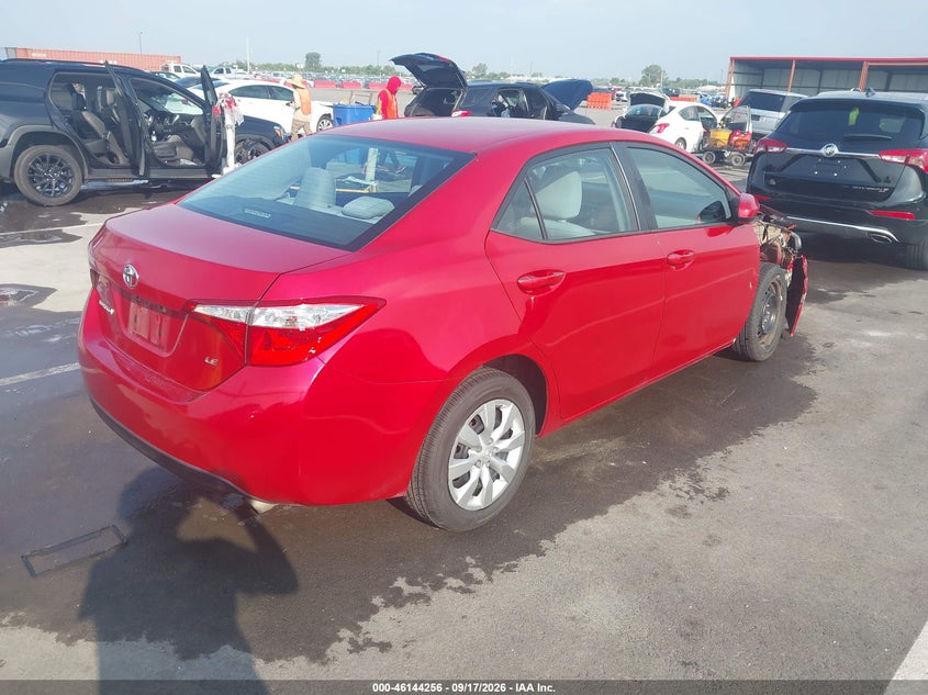 Vin: 5yfburhe7gp531374, lot: 46644013, toyota corolla le 20164