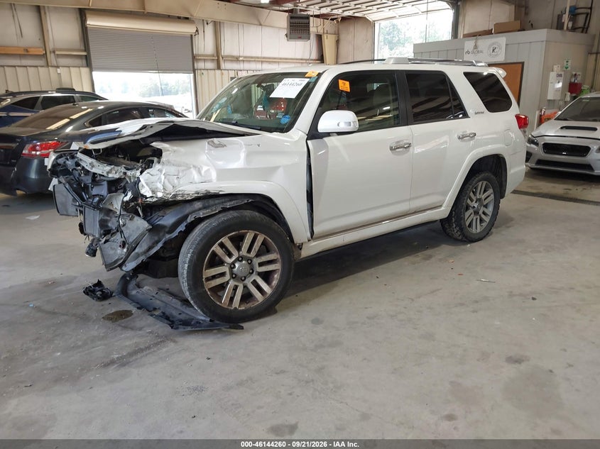 Vin: jtebu5jr7d5145287, lot: 46644017, toyota 4runner limited 20132