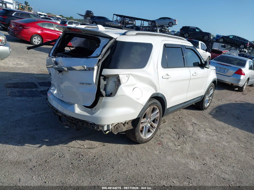 Vin: 1fm5k7d84ggd10206, lot: 46644032, ford explorer xlt 20164