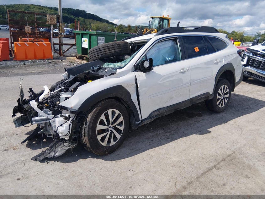 Vin: 4s4btadc6s3289943, lot: 46644033, subaru outback premium 20252