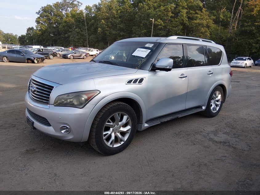 Vin: jn8az2ne0b9003591, lot: 46644050, infiniti qx56 20112