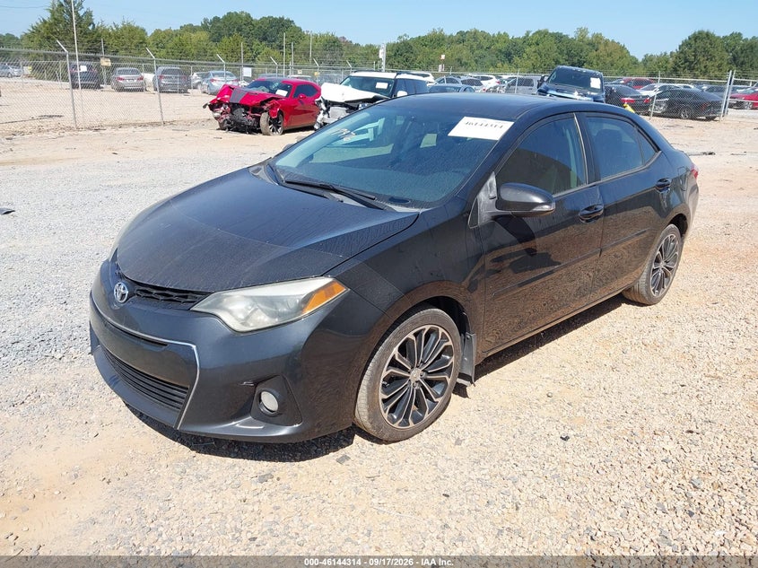 Vin: 2t1burhe7ec117976, lot: 46644071, toyota corolla s plus 20142