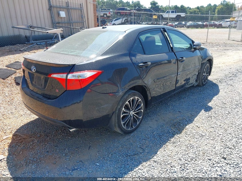 Vin: 2t1burhe7ec117976, lot: 46644071, toyota corolla s plus 20144