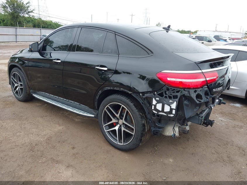 Vin: 4jged6eb2ga034528, lot: 46644092, mercedes-benz gle 450 amg coupe 4matic 20163
