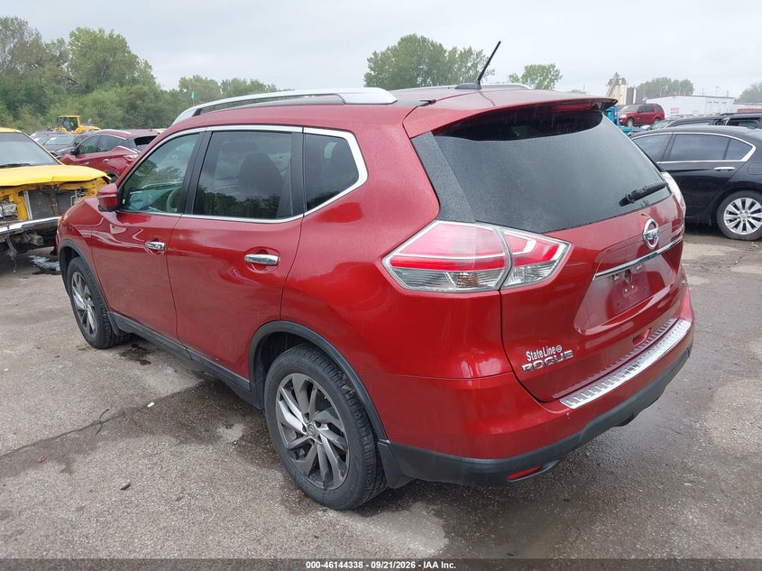 Vin: 5n1at2mt7fc865904, lot: 46644095, nissan rogue sl 20153