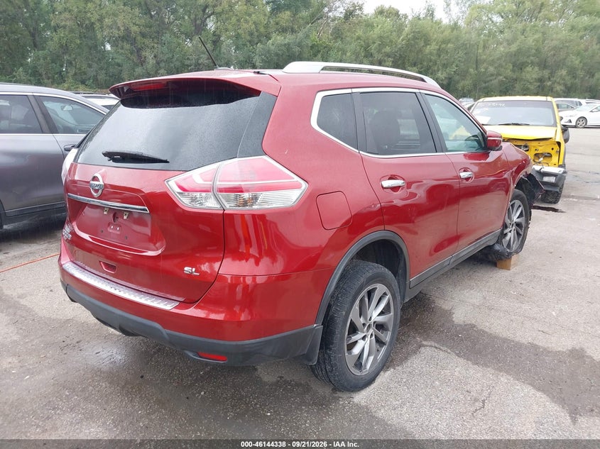Vin: 5n1at2mt7fc865904, lot: 46644095, nissan rogue sl 20154