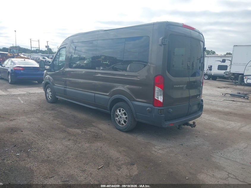 Vin: 1fbzx2cm4gka40601, lot: 46644116, ford transit-350 xlt 20163
