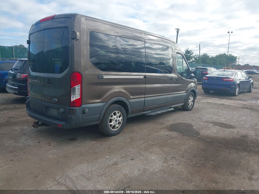 Vin: 1fbzx2cm4gka40601, lot: 46644116, ford transit-350 xlt 20164