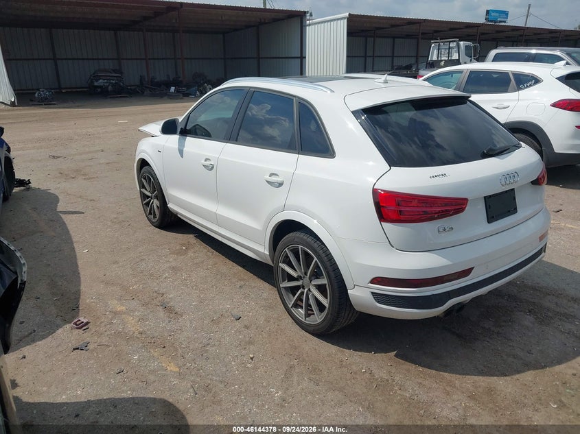 Vin: wa1bccfsxjr023139, lot: 46644135, audi q3 2.0t premium/2.0t sport premium 20183
