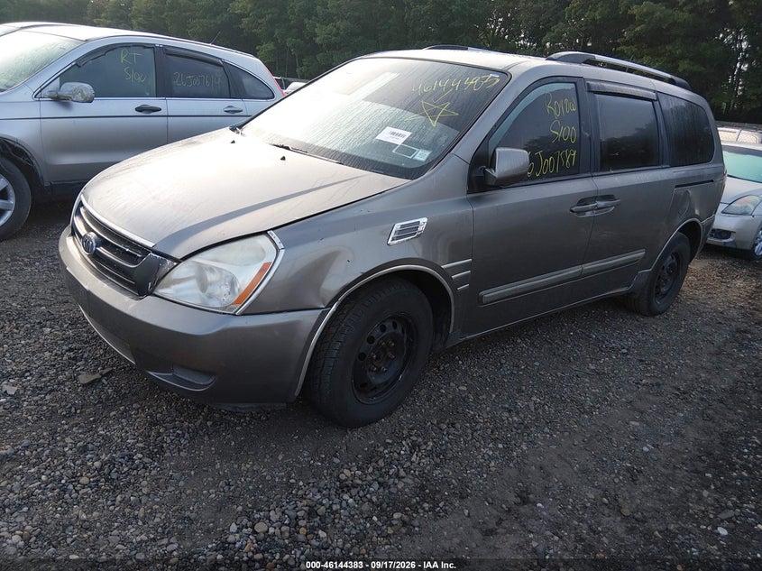 Vin: kndmg4c37a6338603, lot: 46644140, kia sedona lx 20102