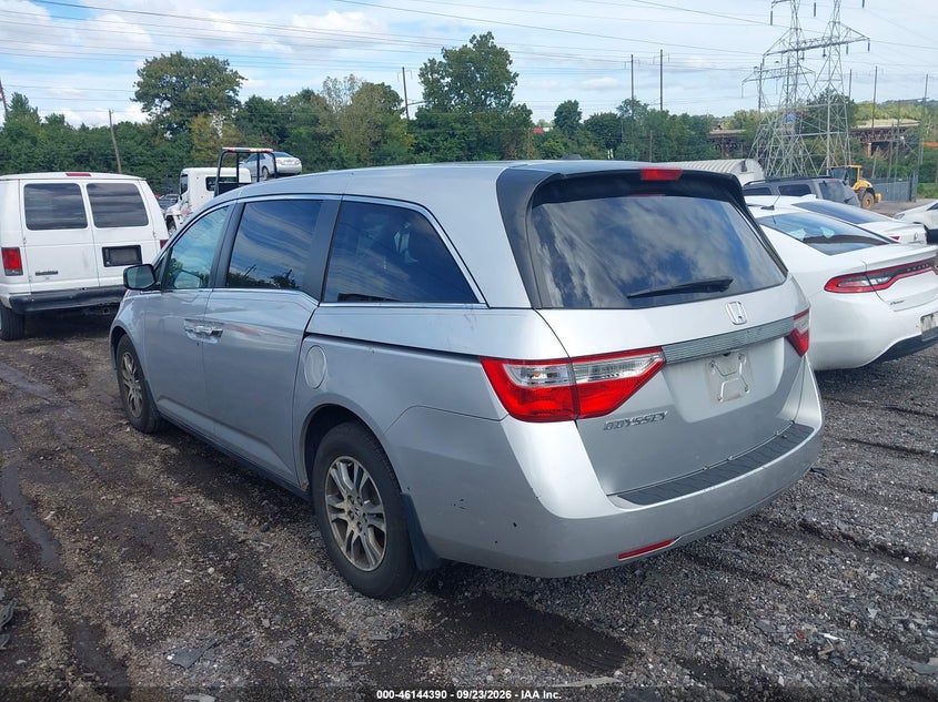 Vin: 5fnrl5h61db075205, lot: 46644147, honda odyssey ex-l 20133