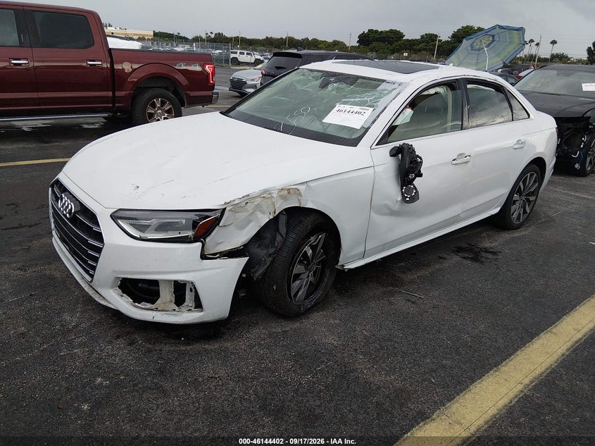 Vin: waugmaf45la038550, lot: 46644159, audi a4 premium 40 tfsi front-wheel drive s tronic 20202