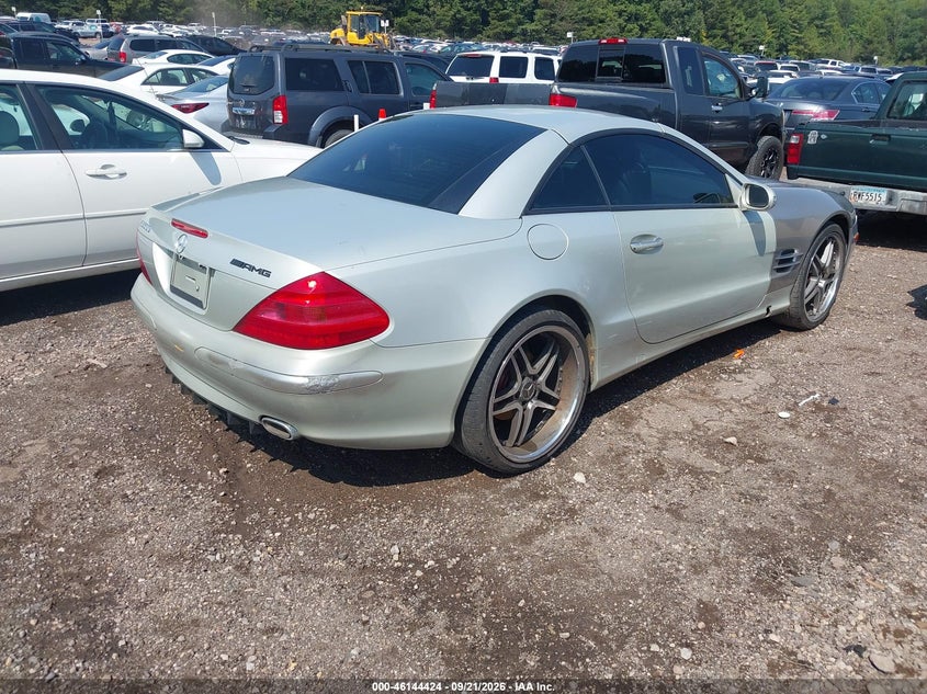 MERCEDES-BENZ SL 500 2003 VIN WDBSK75FX3F013394