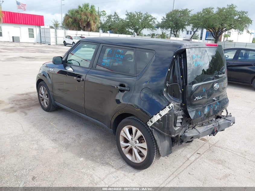 Vin: kndjp3a50g7317273, lot: 46644192, kia soul + 20163