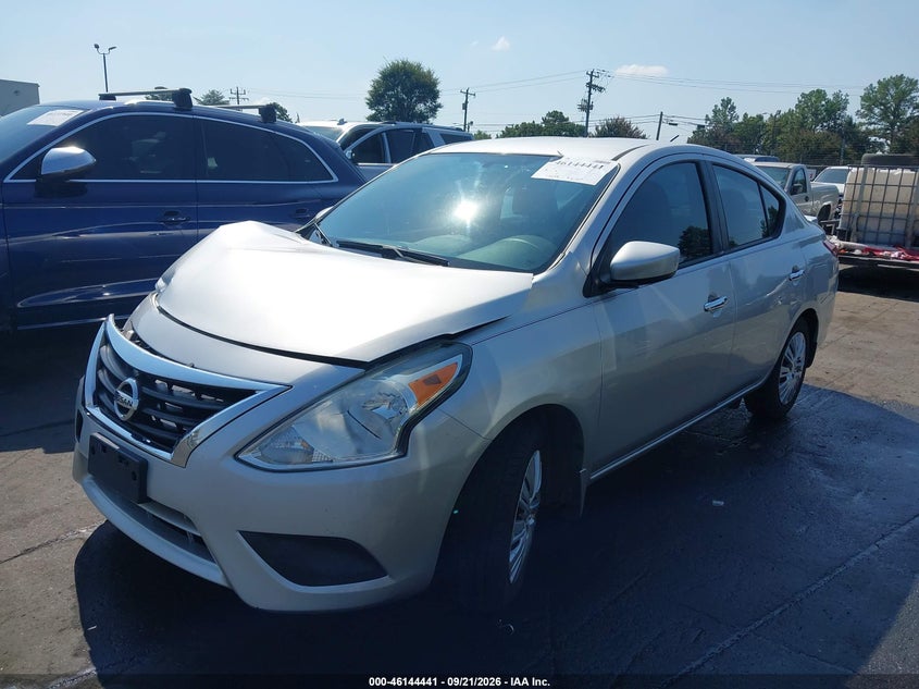 Vin: 3n1cn7ap0fl873376, lot: 46644198, nissan versa 1.6 sv 20152