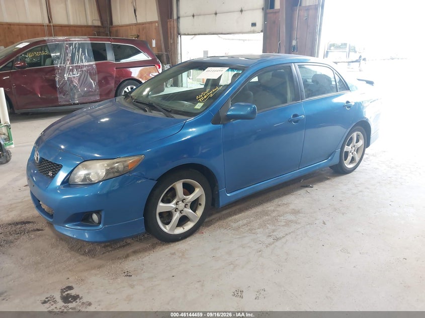 Vin: 2t1bu4ee2ac291939, lot: 46644216, toyota corolla s 20102