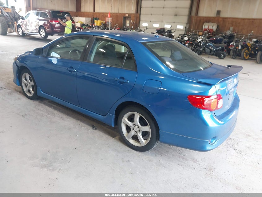 Vin: 2t1bu4ee2ac291939, lot: 46644216, toyota corolla s 20103