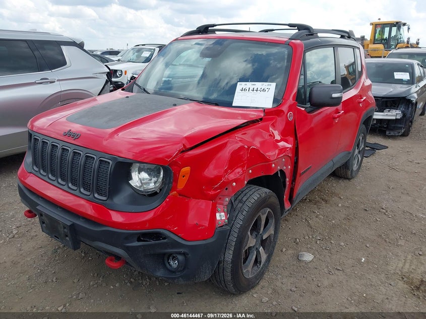 Vin: zacnjbc12kpj89103, lot: 46644224, jeep renegade trailhawk 4x4 20192