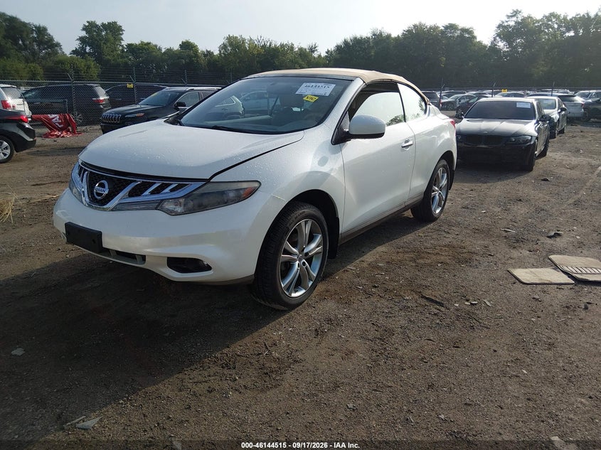 Vin: jn8az1fy5bw000836, lot: 46644272, nissan murano crosscabriolet 20112
