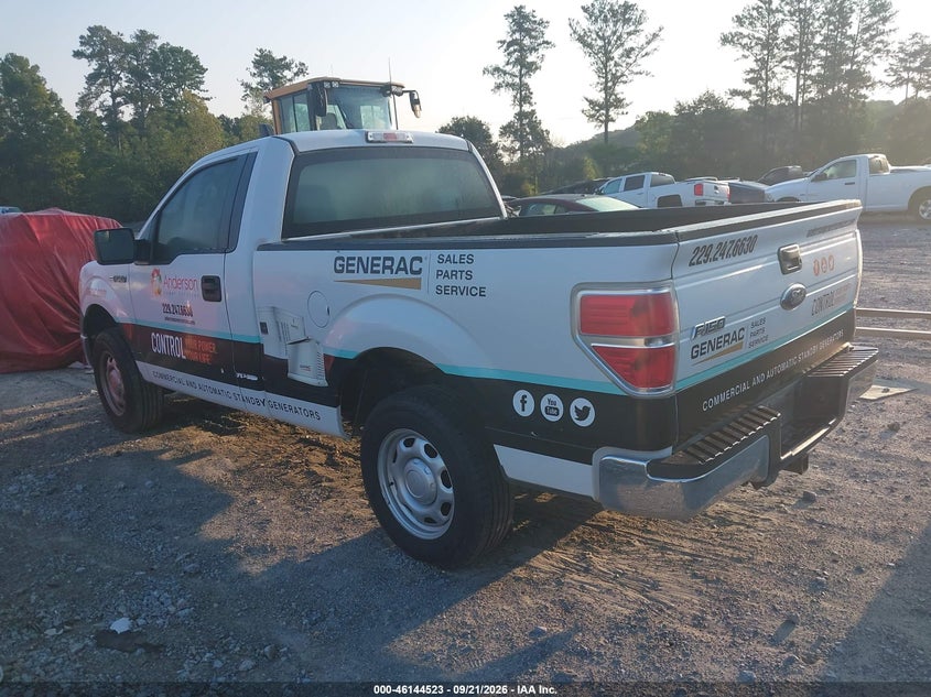 Vin: 1ftmf1cm4dfd56894, lot: 46644280, ford f-150 xl 20133