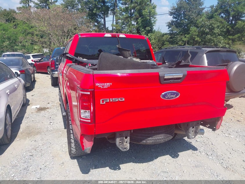 Vin: 1ftew1cp2hkc38967, lot: 46644288, ford f-150 xlt 20173