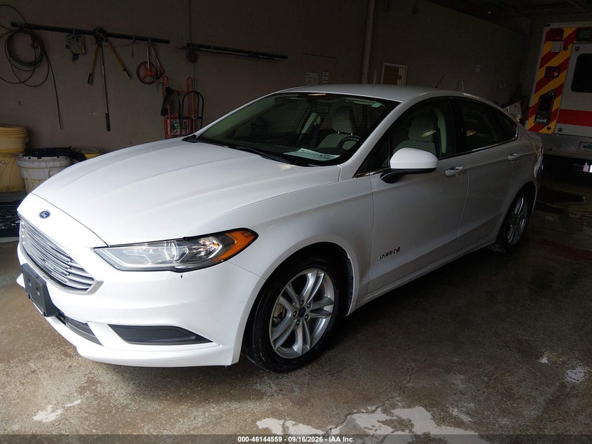 Vin: 3fa6p0uu5jr100718, lot: 46644316, ford fusion hybrid s 20182