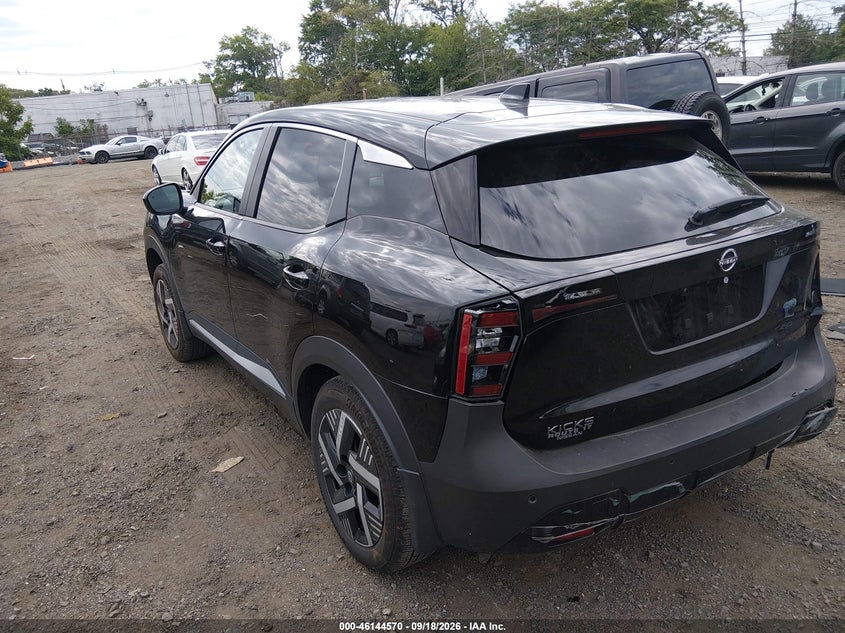 Vin: 3n8ap6ca3sl318759, lot: 46644328, nissan kicks sv fwd 20253