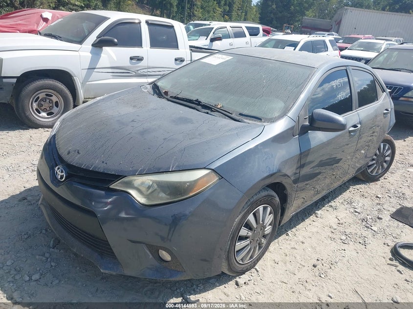 Vin: 5yfburhe4ep129454, lot: 46644350, toyota corolla l 20142