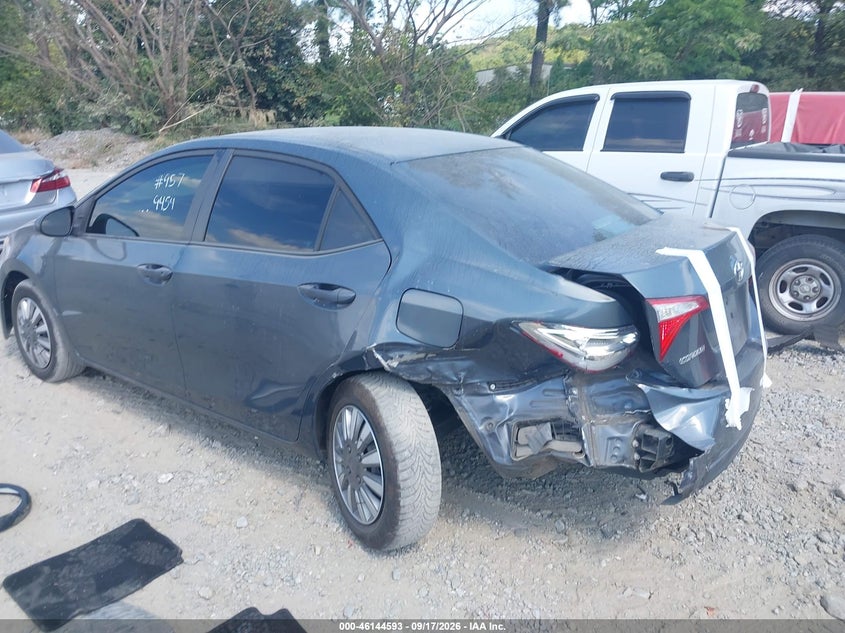 Vin: 5yfburhe4ep129454, lot: 46644350, toyota corolla l 20143