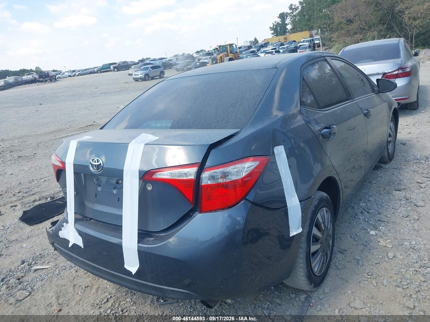 Vin: 5yfburhe4ep129454, lot: 46644350, toyota corolla l 20144