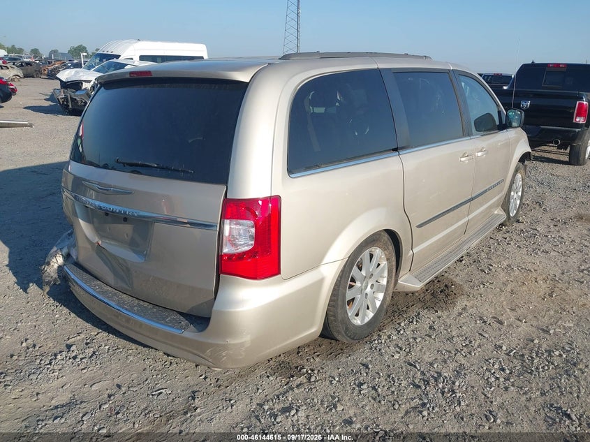 Vin: 2c4rc1bg3dr565014, lot: 46644372, chrysler town & country touring 20134