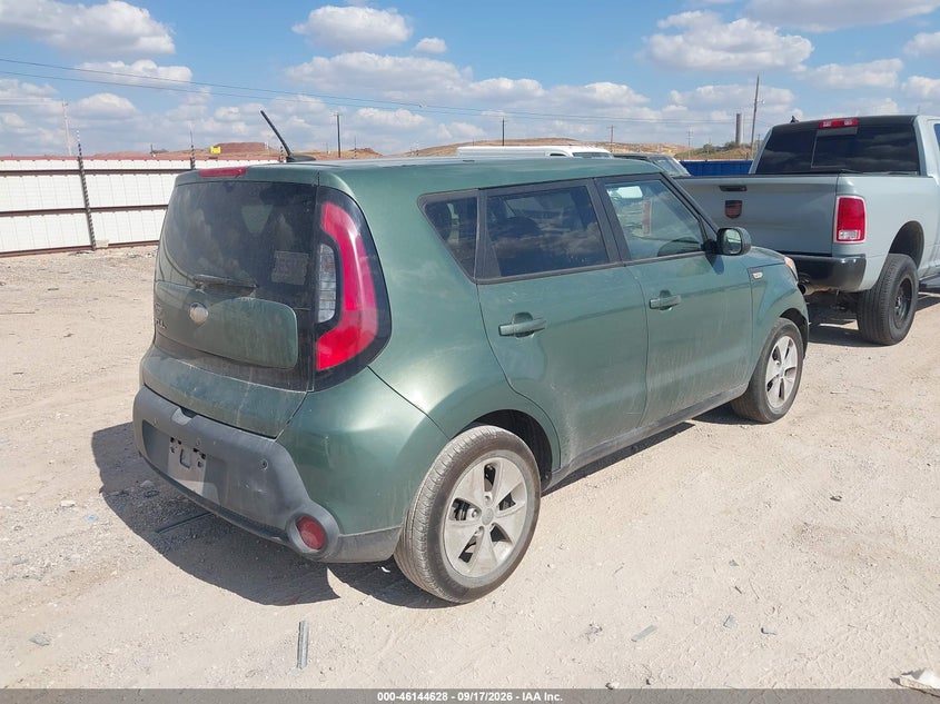 Vin: kndjn2a22e7044713, lot: 46644385, kia soul 20144