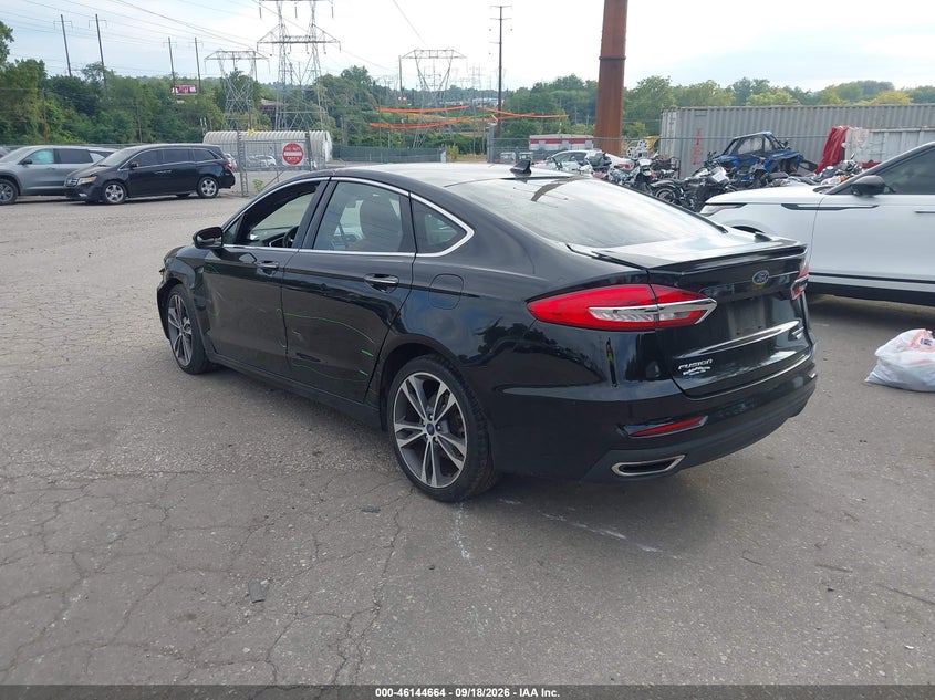 Vin: 3fa6p0d95lr192539, lot: 46644420, ford fusion titanium 20203