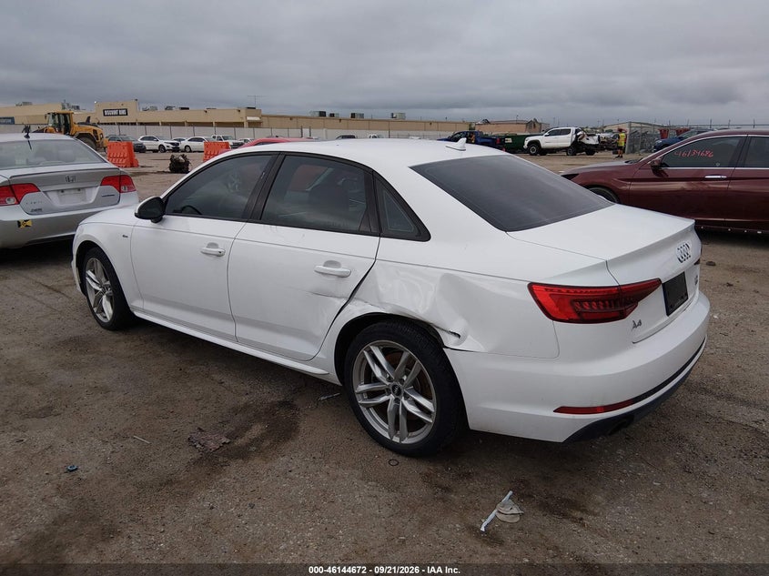 Vin: waudnaf44hn054402, lot: 46644429, audi a4 season of audi premium 20173