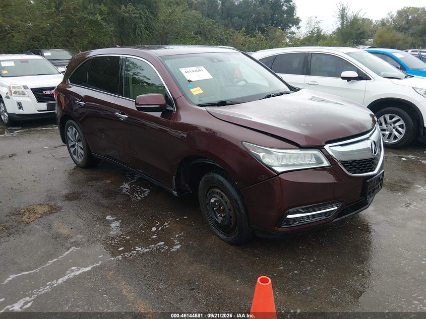Vin: 5fryd4h64eb002963, lot: 46644438, acura mdx technology pkg w/entertainment pkg 20141