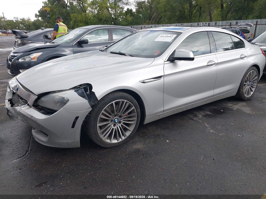 Vin: wba6b4c5xdd098064, lot: 46644439, bmw 650i gran coupe xdrive 20132