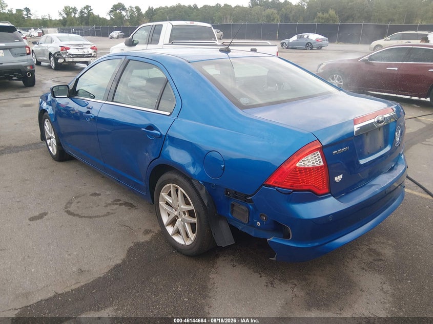 Vin: 3fahp0ja8cr334406, lot: 46644441, ford fusion sel 20123