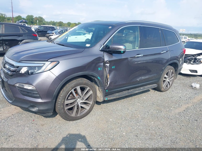 Vin: 5fnyf6h00gb068447, lot: 46644457, honda pilot elite 20162