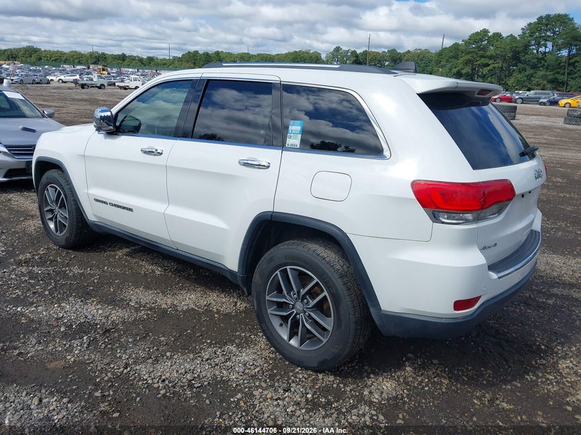 Vin: 1c4rjfbgxhc941032, lot: 46644464, jeep grand cherokee limited 4x4 20173